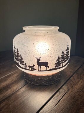 Scentsy Wildlife Warmer With Birchwood Stand No Box